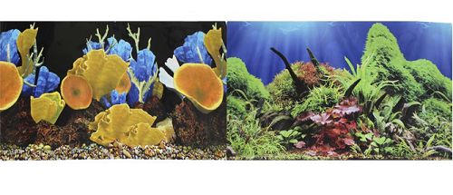 Фон PRIME двусторонний Морские кораллы/Подводный мир, 50х100 см