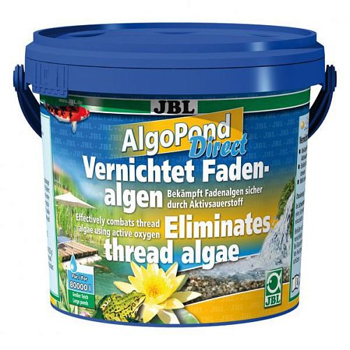 JBL AlgoPond Direct препарат для борьбы с нитчатыми водорослями в садовом пруду, 2,5 кг