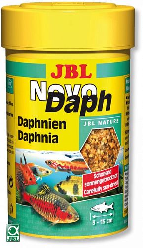 Лакомство JBL NovoDaph сушеная дафния для аквариумных рыб и черепах, 100 мл
