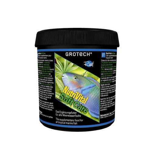 Корм GROTECH NutriVital Soft Care для рыб, гранулы 0,6-0,9 мм, 350 г