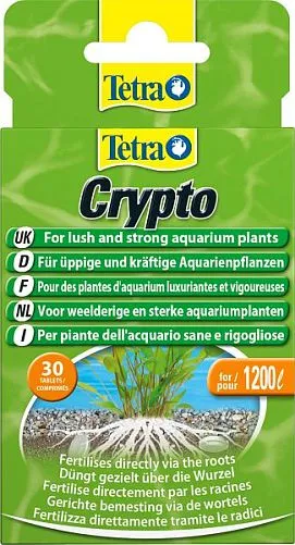 Удобрение TetraPlant Crypto-Dunger для корневой системы водных растений, 30 таб.
