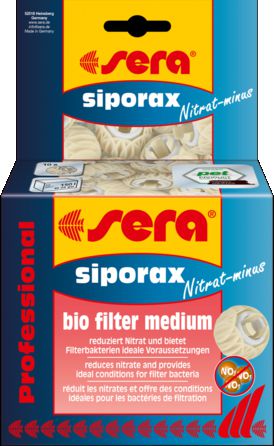 Биологический наполнитель SERA Siporax Nitrat-minus для фильтра, 500 мл