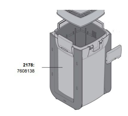 Контейнер для внешнего фильтра EHEIM 2178 professional 5e