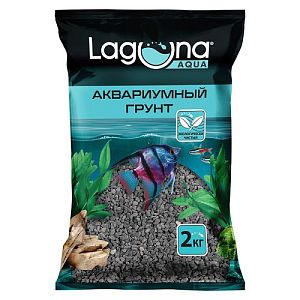 Грунт Laguna крошка черная, 2 кг, 2−4 мм
