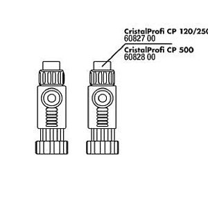 JBL Присоединительные краны для фильтров CristalProfi 120/250, 2 шт., арт. 6 082 700