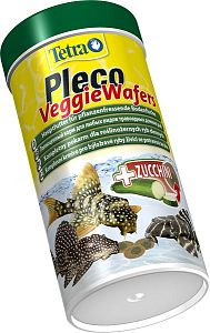 TetraPleco Wafer основной корм для сомиков и «водорослеедов» со спирулиной, пластинки 250 мл