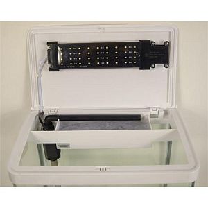 Аквариум Atman XR-380 с LED светильником и фильтром, 35 л, 38х25×37 см, белый