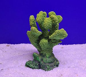 Кр-717 Коралл, Зелено-Желтый 10х6×14 см