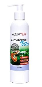 Кондиционер AQUAYER АнтиТоксин Vita для подготовки воды, 250 мл