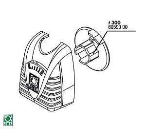 JBL Передняя крышка с регулятором для помпы ProFlow t500