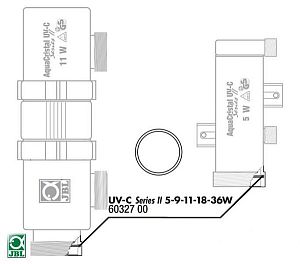 JBL Внутренняя прокладка корпуса для UV-C стерилизаторов 5, 9, 11, 18, 36 Вт, арт. 6 032 700