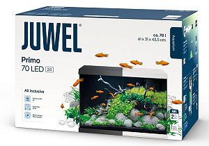 Аквариум JUWEL Примо 70 LED 2.0 прямоугольный с оборудованием, черный, 70 л, 61х31хh435 см