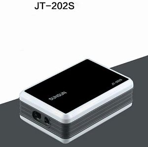 Компрессор диафрагмовый SunSun JT-202S регулируемый портативный DC5V с аккумулятором, 1,5 Вт, 2×1 л/мин