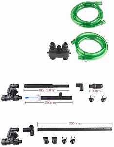 Внешний канистровый фильтр SunSun HW-3000 с UV стерилизатором, скимером и регулировкой мощности, 30 Вт, 1200−3000 л/ч