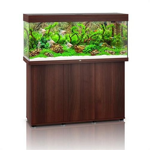 Комплект аквариум с тумбой Juwel Rio 240 Aquarium Set LED, темное дерево