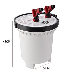 Фильтр внешний канистровый SUNSUN HW-5000 с UV стерилизатором, скиммером и помпой, 40 Вт