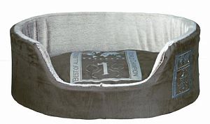 Лежак TRIXIE Best of all Breeds, 85×65 см, темно-серый, светло-серый
