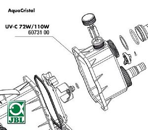 JBL Крышка внешнего корпуса УФ-стерилизаторов AquaCristal UV-C 72/110W, арт. 6 073 100