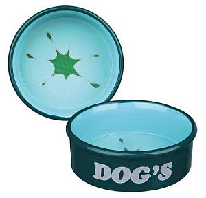 Миска TRIXIE Dog's для собак, 0,3 л, D 12 см, керамика, цвет в ассортименте