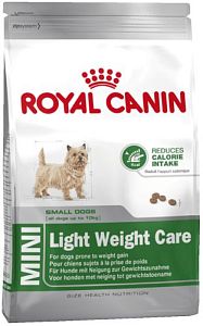 Корм Royal Canin MINI Light weight care для взрослых собак склонных к ожирению, 800 г