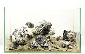 Набор камней GLOXY «Снежный каньон» разных размеров