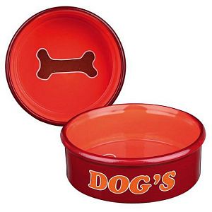 Миска TRIXIE Dog's для собак, 1 л, D 20 см, керамика, цвет в ассортименте