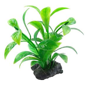 Растение пластиковое мини Tetra DecoArt Plant XS Green Refill зеленое, 6 см, 6 шт.