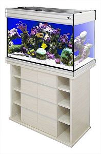 Морской аквариум с тумбой STELLEX AQUA 135, 135 л, 81х38×132 см