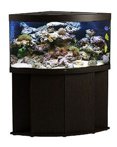 Морской аквариум с тумбой STELLEX AQUA 400, 400 л, 91х91×150 см