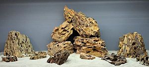 Декорация природная PRIME Камень Дракон S, цена за 1 шт., 10−20 см