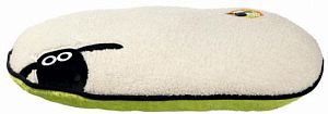 Лежак TRIXIE «Shaun the sheep», овал, 95×60 см, кремовый, зеленый