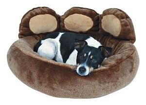 Лежак TRIXIE «Donatello"для собак, 60×50 см, плюш, коричневый