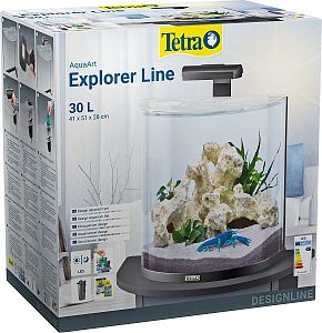 Tetra AquaArt Explorer Line Crayfish аквариумный комплект, «Полумесяц», 30 л