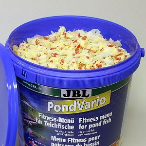 JBL Pond Vario корм для прудовых рыб, смесь хлопьев, палочек и рачков 5,5 л
