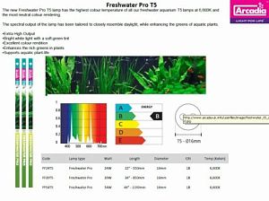 Лампа флуоресцентная Arcadia Т5 FRESHWATER PRO 24 Вт, 550 мм