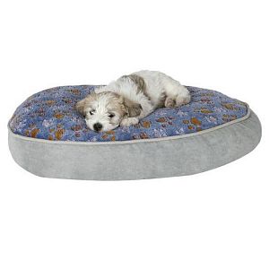 Лежак TRIXIE Laslo для собак, 90×65 см, серый, синий