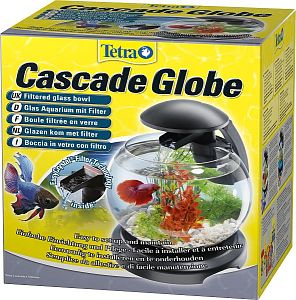 Tetra Cascade Globe аквариум круглый, черный, 6,8 л