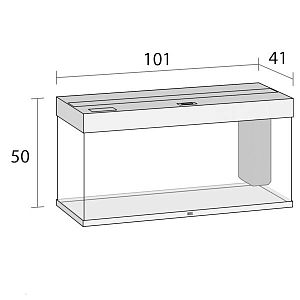 Аквариум JUWEL Rio 180 LED прямоугольный с оборудованием, 180л, светлое дерево, 1010*410*500мм
