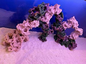 Камень цветной биокерамика риф большой, 28−40 см