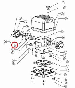 Диафрагма для компрессора Hailea V-30