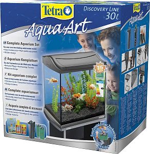 Tetra AquaArt Goldfish Discover Line аквариумный комплект, черный, 30 л