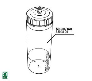 JBL Реакционный сосуд для JBL ProFlora bio80/160, арт. 6 304 800