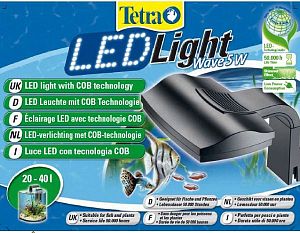 Светильник светодиодный Tetra LED Light Wave для аквариумов 20−40 л, 5 Вт