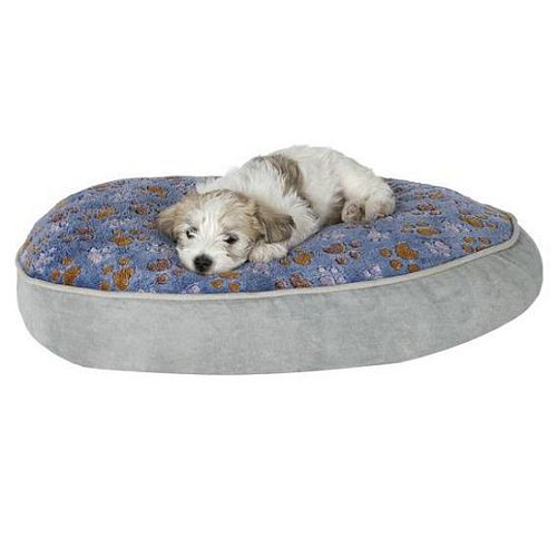 Лежак TRIXIE Laslo для собак, 75х55 см, серый, синий