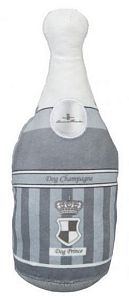 Игрушка TRIXIE Бутылка шампанского Prince, 25 см, плюш, серый