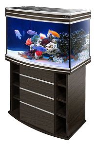 Морской аквариум с тумбой STELLEX AQUA 135, 135 л, 81x41×132 см