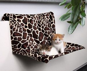 Гамак TRIXIE для кошки, на радиатор, 48х28×30 см, жираф
