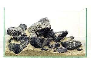 Набор камней GLOXY «Зебра» разных размеров