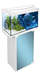 Аквариум Tetra AquaArt LED Tropical белый, 61,5х34×43 см, 60 л