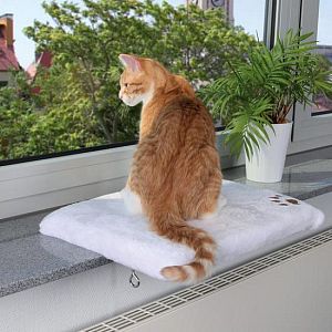 Лежак TRIXIE для кошки на подоконник, 51×36 см